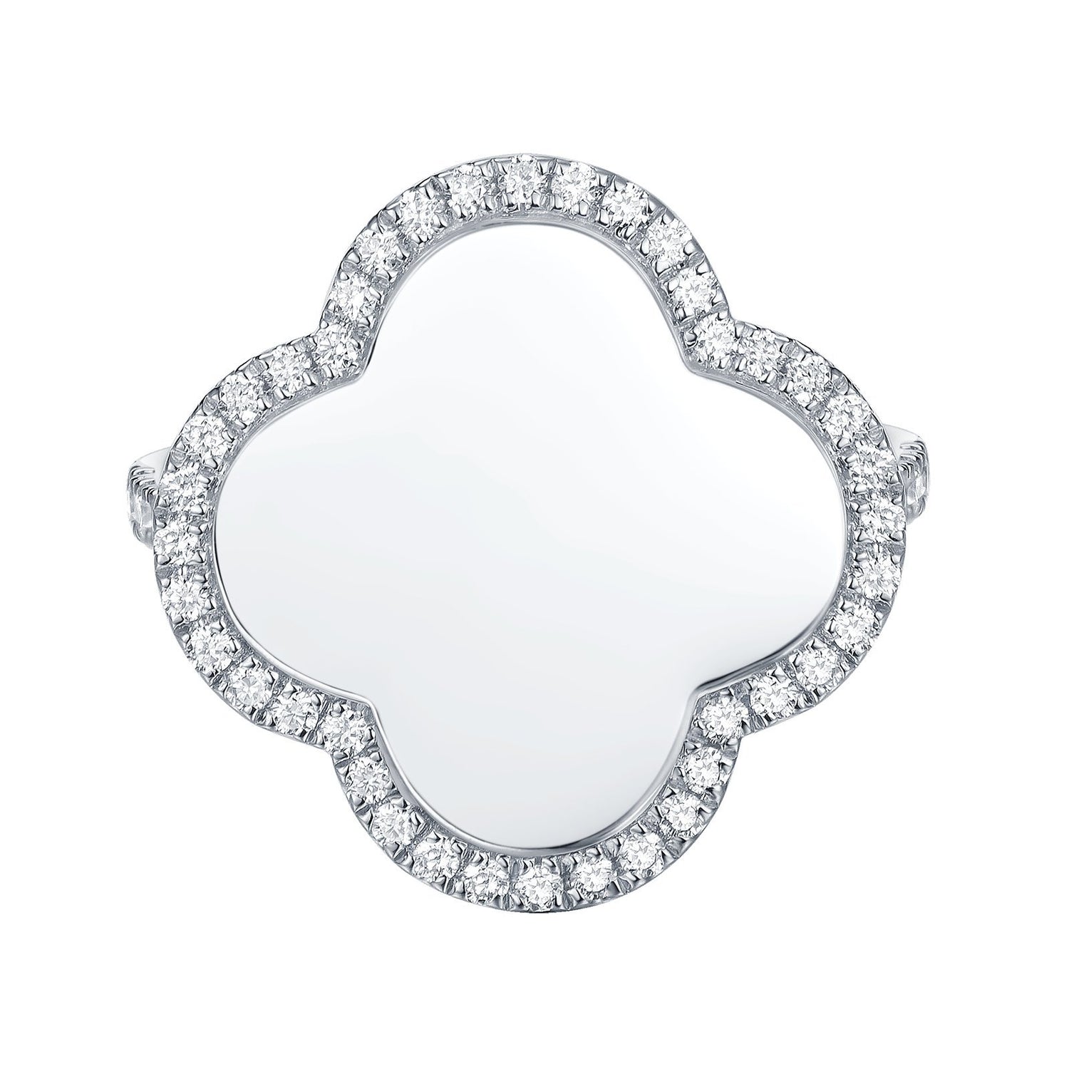 Love Collection Lab Grown Diamond Ring Ring Analucia Beltran Diamonds rhodium plated
