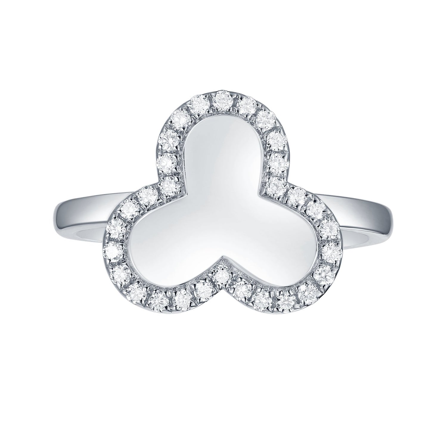 Love Collection Lab Grown Diamond Ring Ring Analucia Beltran Diamonds Rhodium plated
