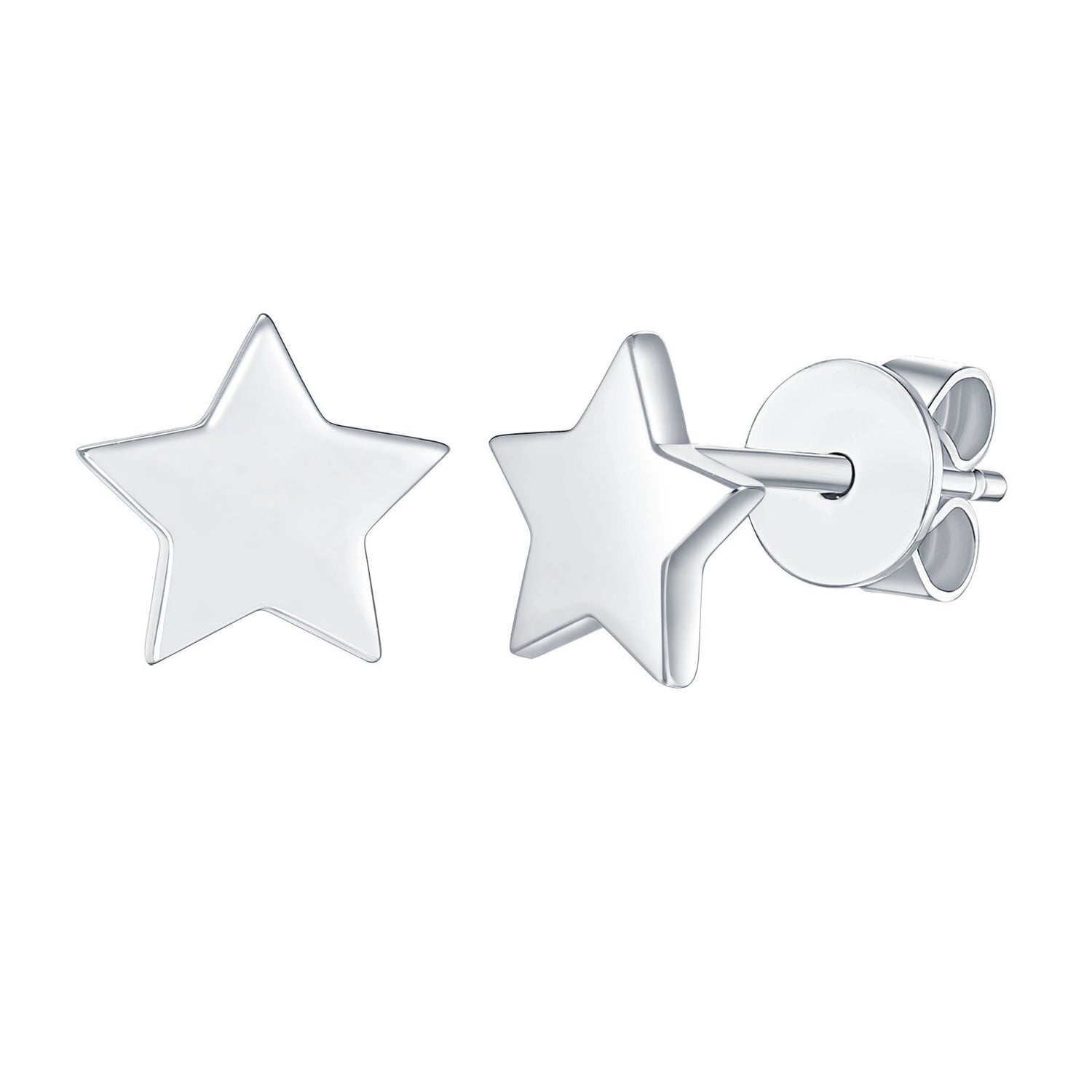 Lucky Stars Collection  stud earring Earrings Analucia Beltran Diamonds Rhodium plated
