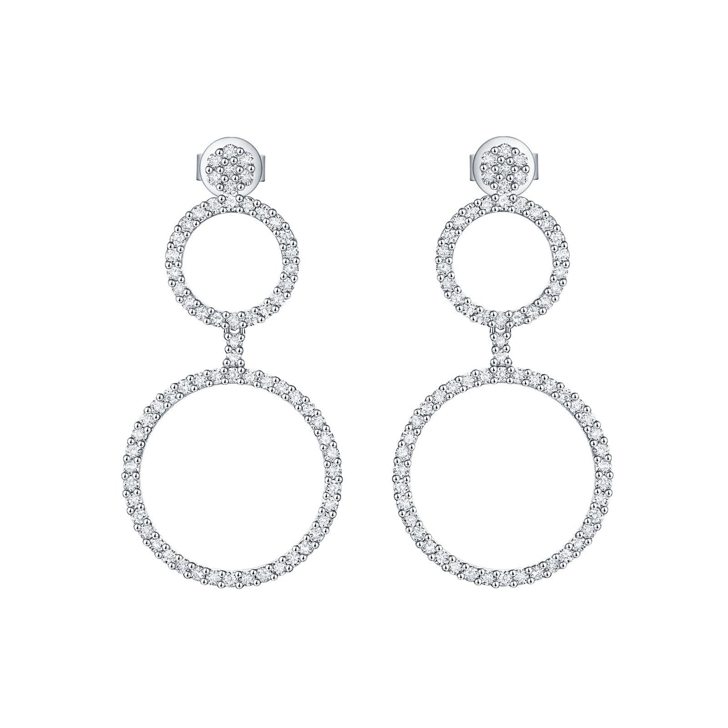 Spirit Collection Lab Grown Diamond Hoop Earrings Earrings Analucia Beltran Diamonds