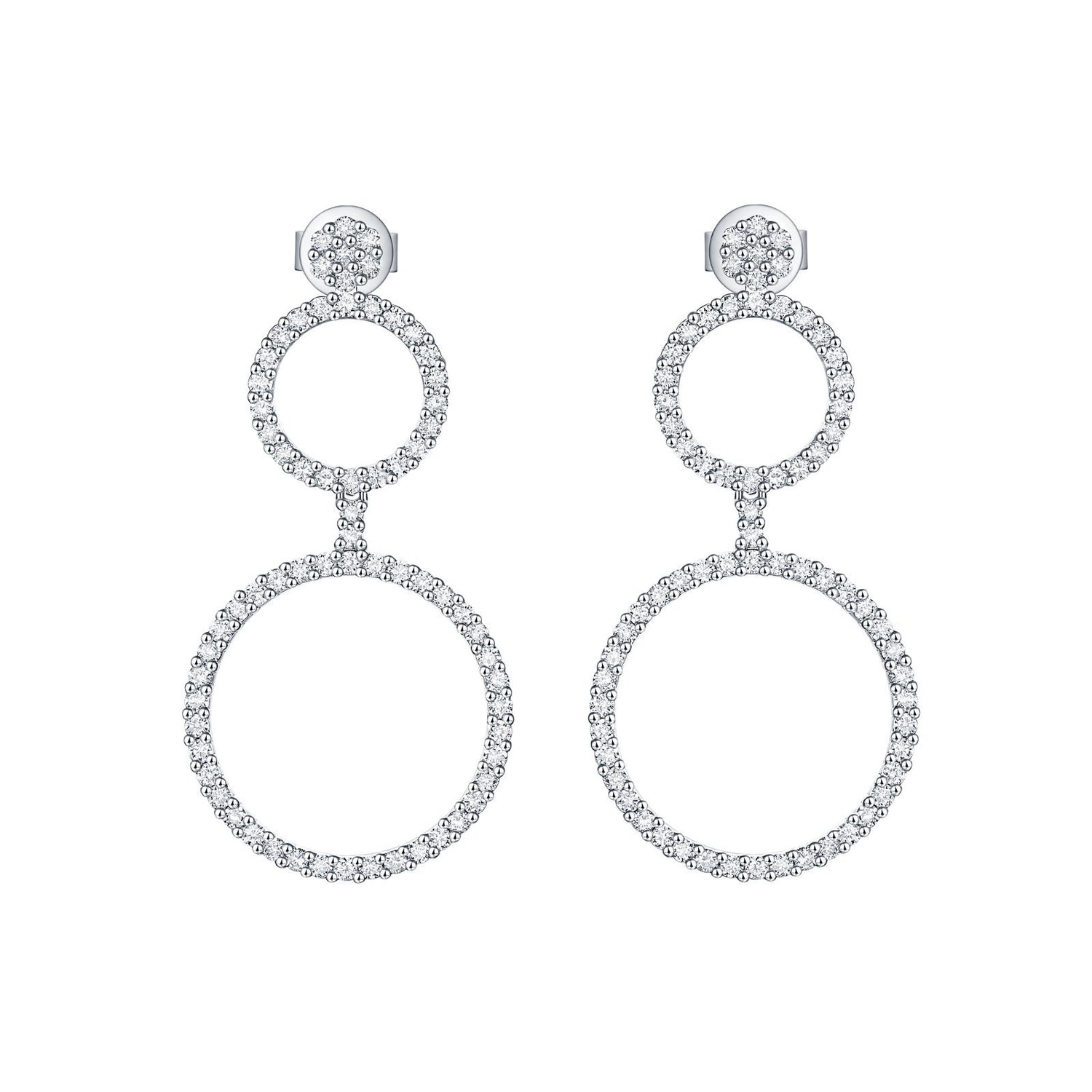 Spirit Collection Lab Grown Diamond Hoop Earrings Earrings Analucia Beltran Diamonds